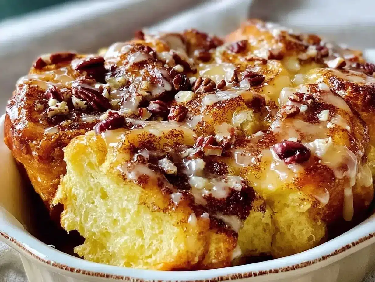 Make-Ahead Cinnamon Roll French Toast Bake: Easy Weekend Breakfast 4 Make-Ahead Cinnamon Roll French Toast Bake preparation steps