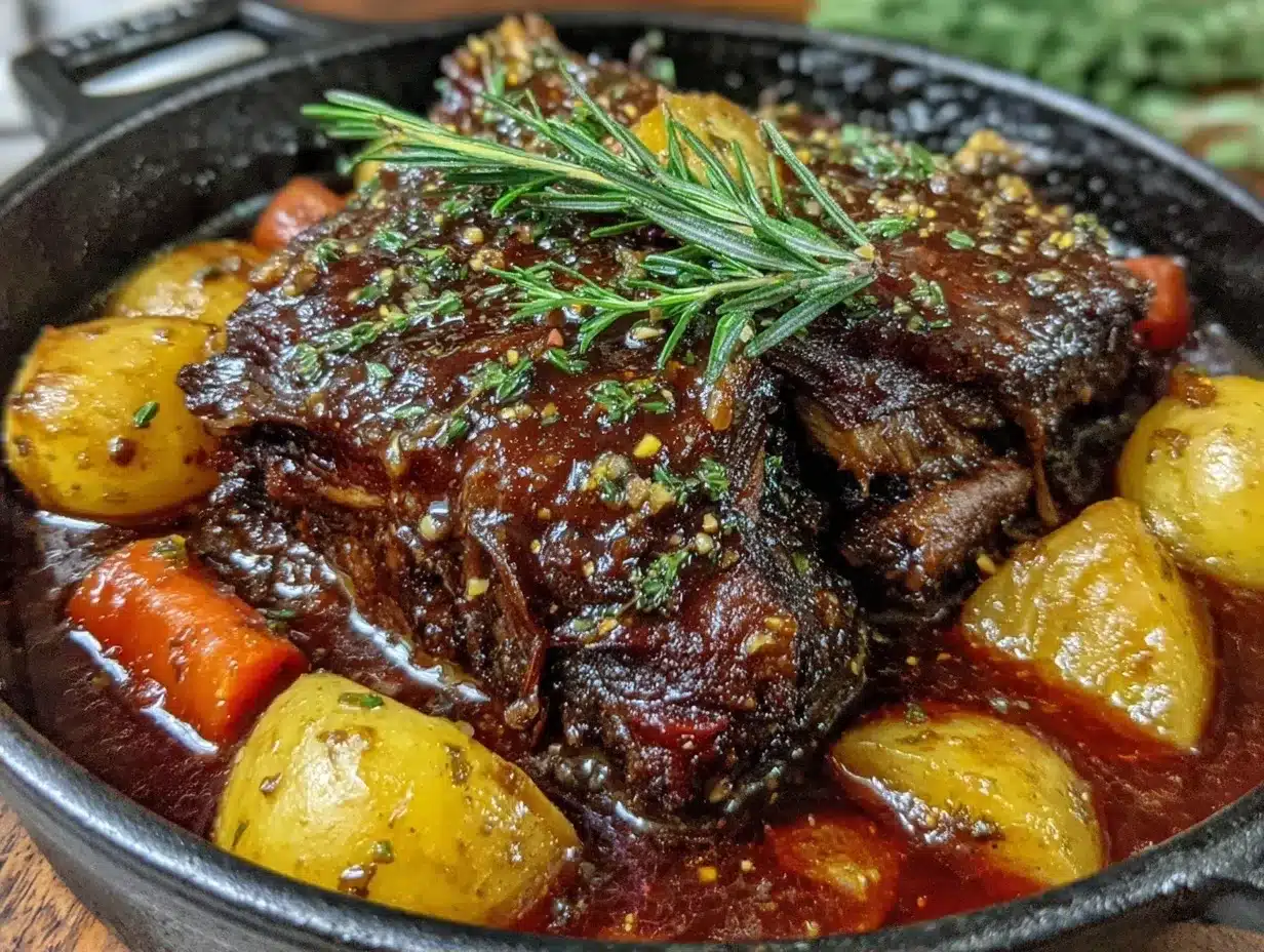 Cozy Fall Maple Dijon Braised Pork Shoulder: Easy Seasonal Recipe 4 maple dijon braised pork shoulder preparation steps