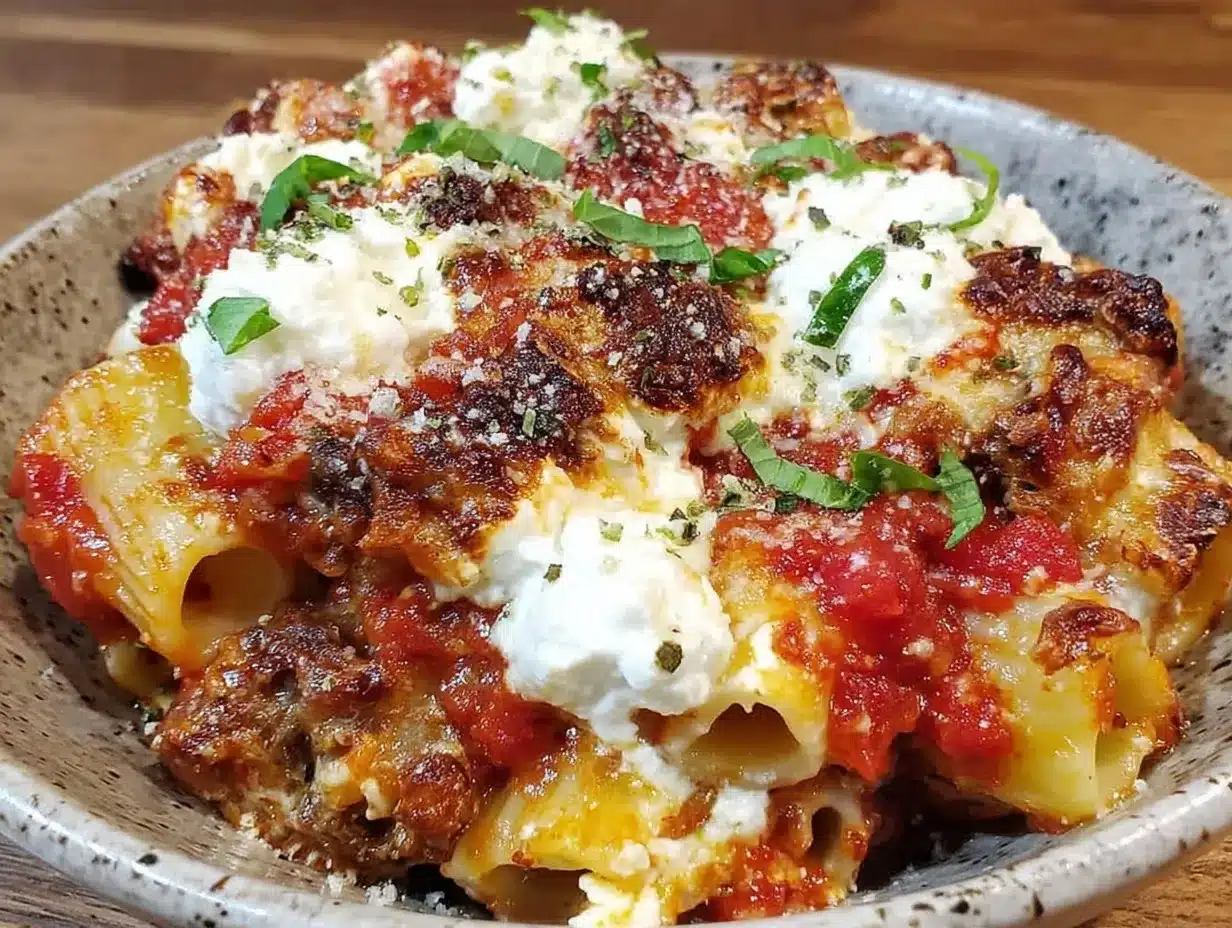 Meal-Prep Gluten-Free Baked Ziti: 3 Freezer Dinners 4 meal-prep gluten-free baked ziti preparation steps