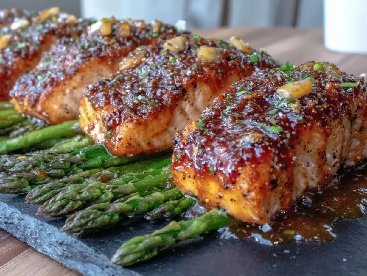 One-Pan Honey Garlic Salmon: Perfect Weekend Dinner 4 one pan honey garlic salmon preparation steps