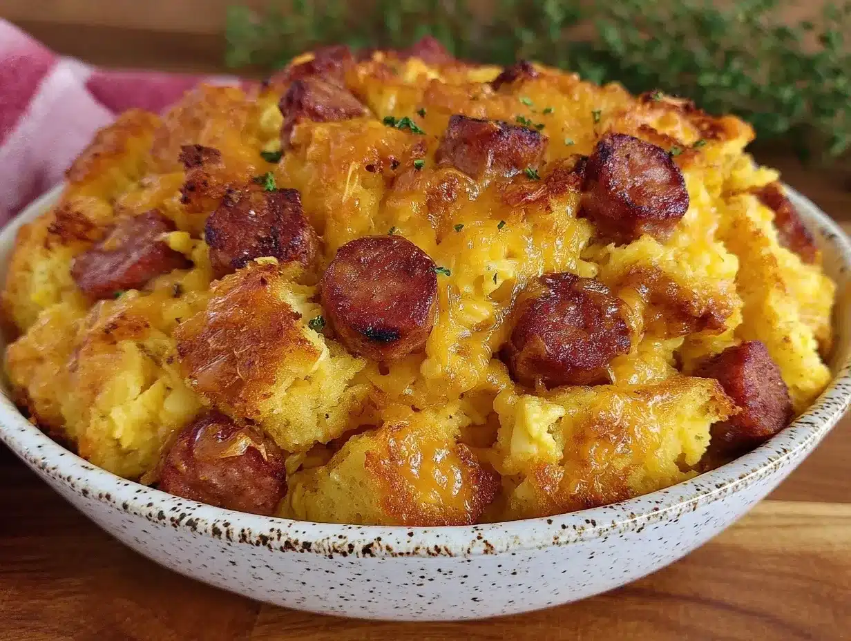 Never-Soggy Sausage Egg Casserole: Best Gluten-Free Recipe 4 Sausage Egg Casserole preparation steps