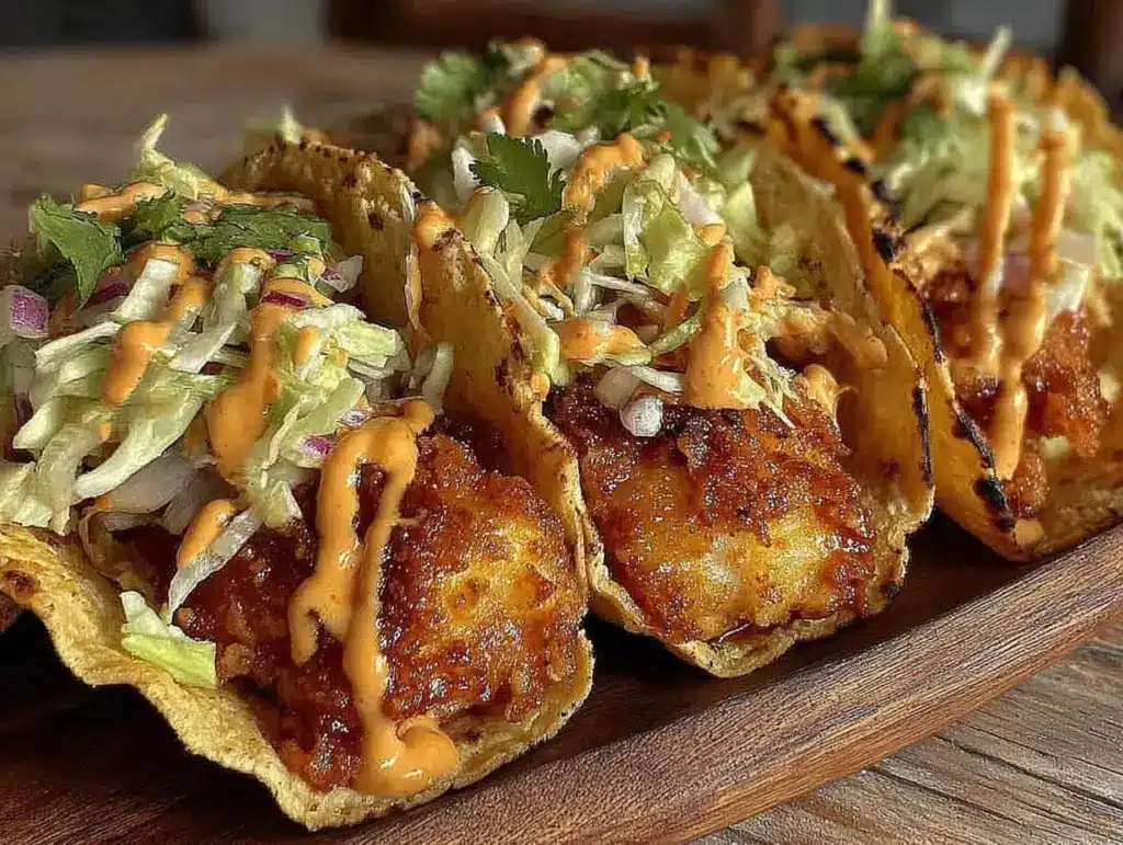 seasonal baked fish tacos - featured image