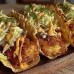 seasonal baked fish tacos - featured image