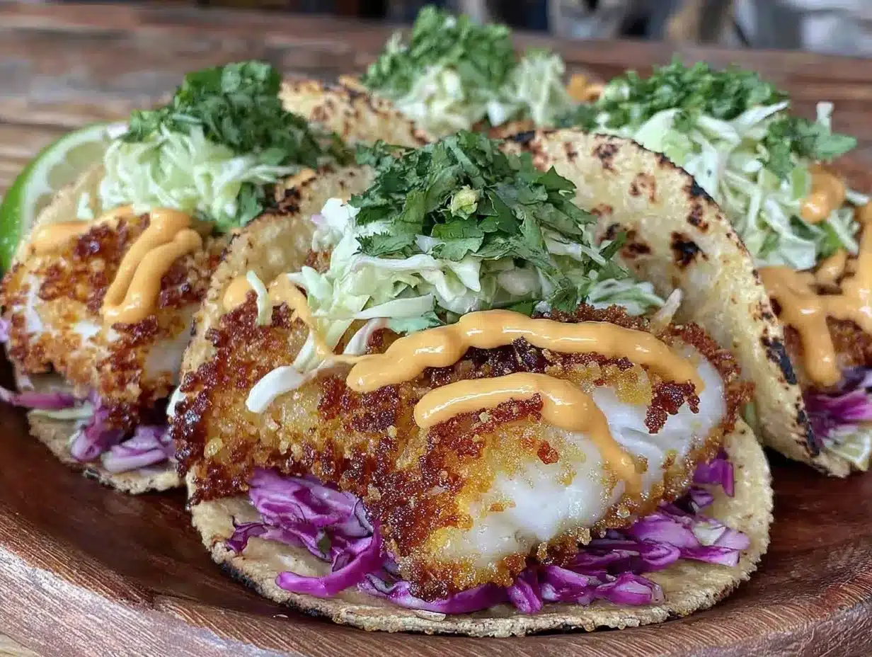 Seasonal Baked Fish Tacos: Best Crispy Chipotle Sauce 4 seasonal baked fish tacos preparation steps