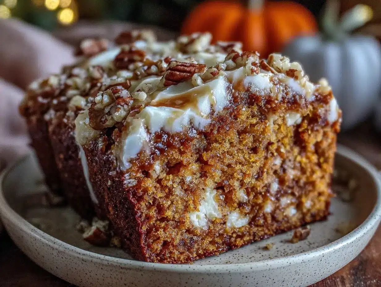 Ultra-Moist Pumpkin Bread with Maple Cream Cheese Swirl 4 Ultra-Moist Pumpkin Bread with Maple Cream Cheese Swirl preparation steps
