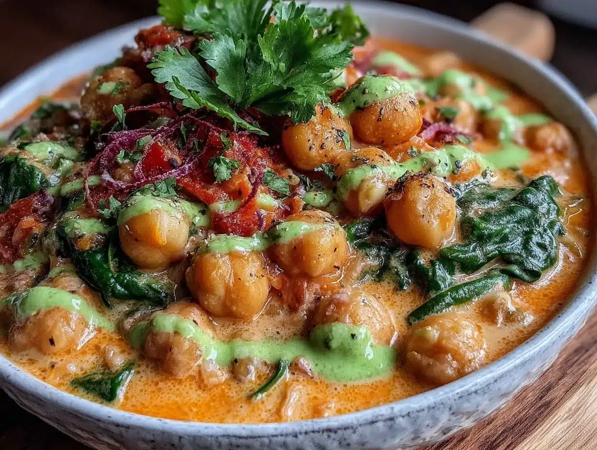 Vegan Creamy Coconut Chickpea Curry: Self-Care Comfort 4 vegan creamy coconut chickpea curry preparation steps