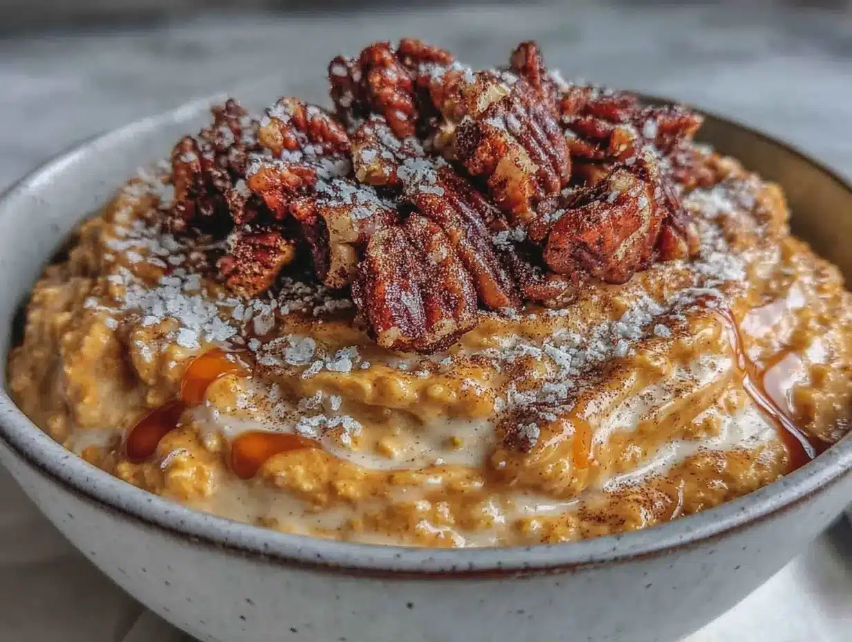 Vegan Pumpkin Spice Overnight Oats: Easy Family Meal Prep 4 vegan pumpkin spice overnight oats preparation steps