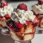 whipped strawberry shortcake trifle - featured image